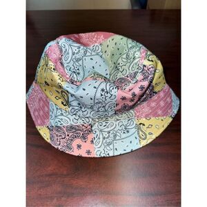 Forever 21 Patchwork Paisley Print Buck Hat